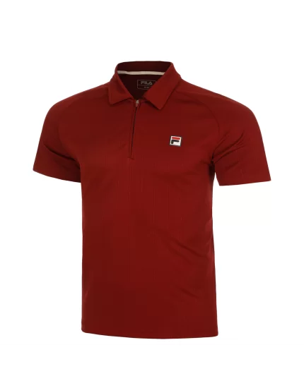Fila Polo Harry Cabernet - koszulka tenisowa