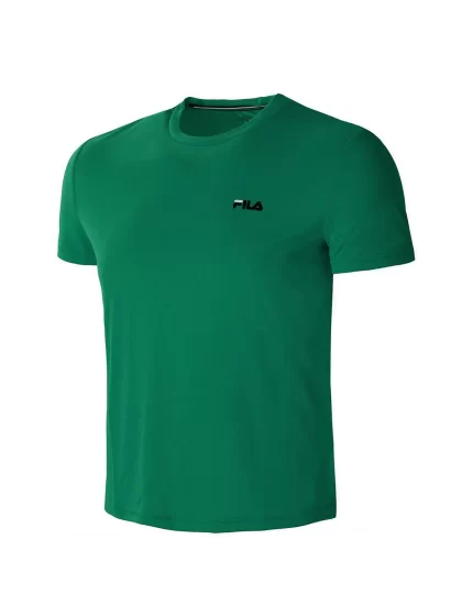 Fila Club Small Logo T-Shirt Zielona - koszulka tenisowa