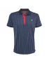 Fila Polo Stripes Granatowa - koszulka tenisowa