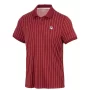 Fila Polo Stripes Bjorn Cabernet White Alyssum - koszulka tenisowa