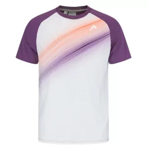 Head PERFORMANCE T-shirt Men Lilac Print Perf - męska koszulka tenisowa
