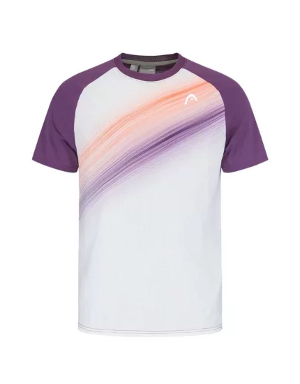 Head PERFORMANCE T-shirt Men Lilac Print Perf - męska koszulka tenisowa