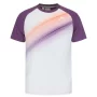 Head PERFORMANCE T-shirt Men Lilac Print Perf - męska koszulka tenisowa