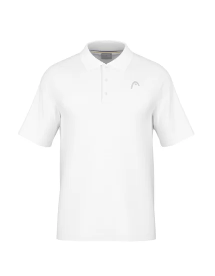Head Performance Polo Shirt Men White - męska koszulka tenisowa