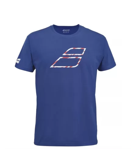 Babolat Exercise Big Flag Tee Sodalite Blue - męska koszulka tenisowa