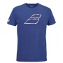 Babolat Exercise Big Flag Tee Sodalite Blue - męska koszulka tenisowa