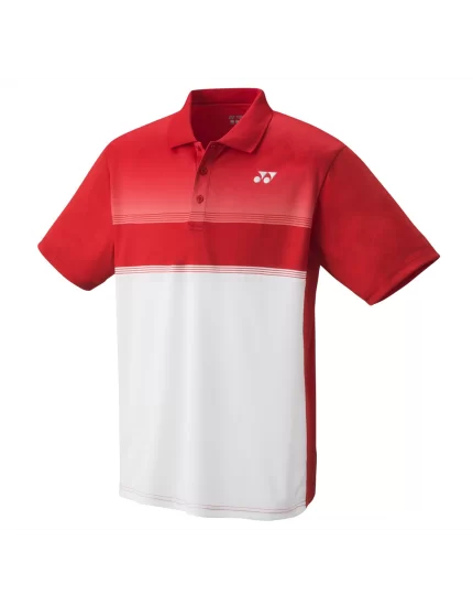 Yonex Men's Polo Shirt Sunsed Red - koszulka tenisowa polo