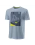 Wilson Racket Duo Tech Tee Fiesta Blue Fog - koszulka tenisowa