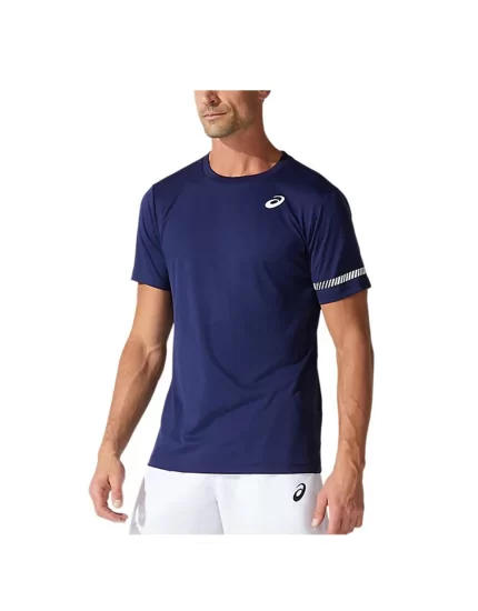 Asics Court M SS Tee Peacoat - koszulka tenisowa