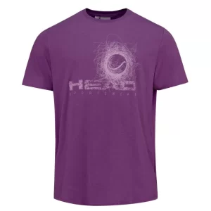 Head VISION T-shirt Men Lilac - męska koszulka tenisowa