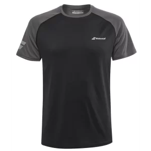 Babolat Play Crew Neck Tee Men Czarna - koszulka tenisowa