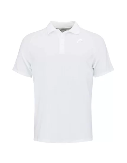 Head PERFORMANCE Polo Shirt Men White - męska koszulka tenisowa
