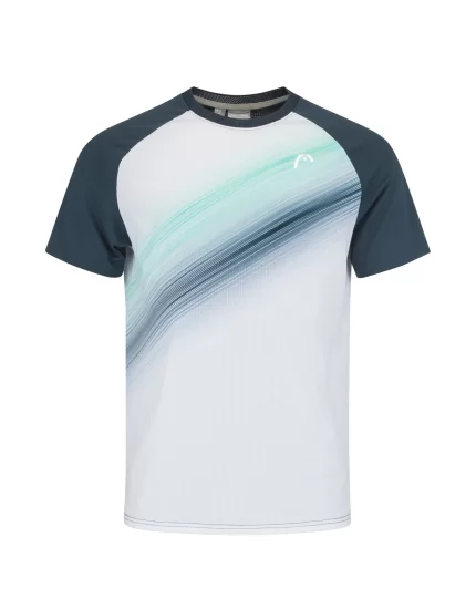 Head PERFORMANCE T-shirt Men Navy Print Perf - męska koszulka tenisowa