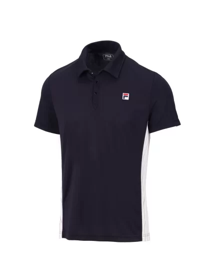 Fila Polo Piero Navy White - koszulka tenisowa