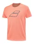 Babolat Exercise Big Flag Tee Men Fluo Strike 2022 - koszulka tenisowa