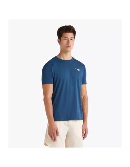 Diadora SS T-Shirt Tennis Ensign Blue - koszulka tenisowa