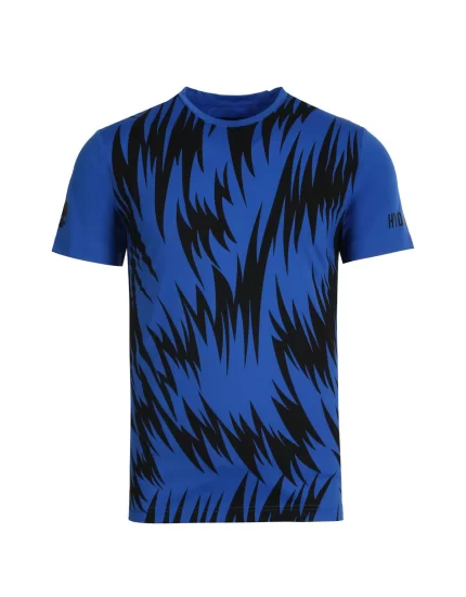 Hydrogen Scratch Tech Tee Niebieska - koszulka tenisowa