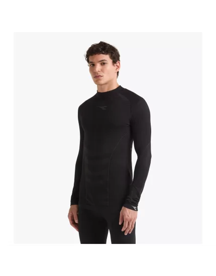 Diadora LS Turtle Neck Stratozero Black - odzież techniczna