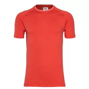 Wilson Team Seamless Crew T-Shirt Czerwona - koszulka tenisowa