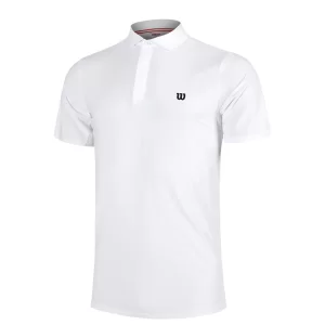 Wilson M League Polo Bright White - polo męskie