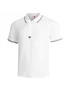 Wilson M Players Seamless Polo Bright White - męskie polo tenisowe