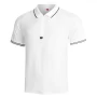 Wilson M Players Seamless Polo Bright White - męskie polo tenisowe