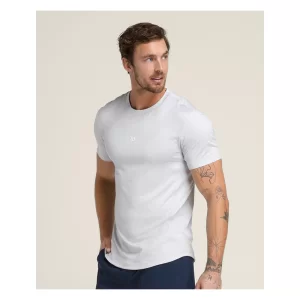 Wilson M Everyday Performance Tee Snow Heather - męska koszulka tenisowa