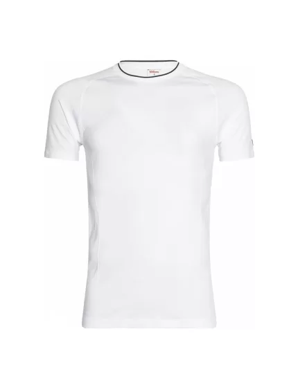 Wilson Team Seamless Crew T-Shirt Biała - koszulka tenisowa