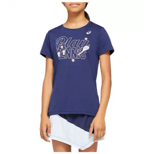 Asics Tennis G Kids GPX Tee Peacoat - koszulka tenisowa