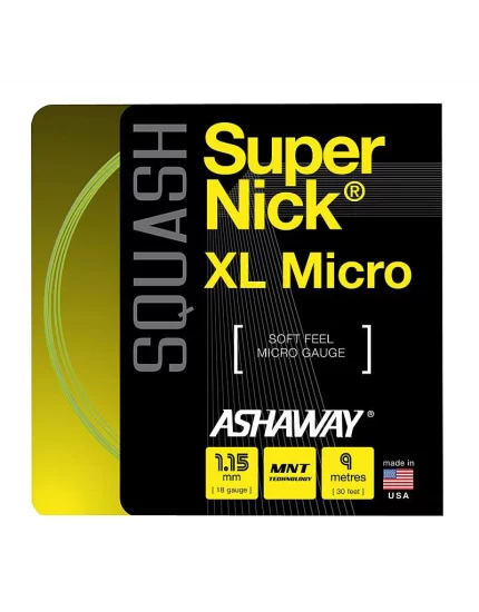 Ashaway Super Nick XL Micro - naciąg do squasha