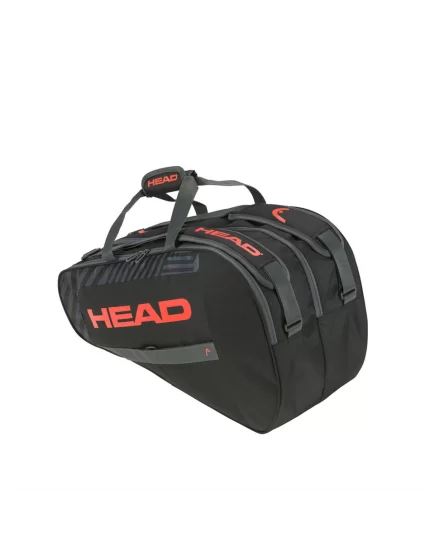 Head Base Padel Bag Czarno Pomarańczowy - torba na rakiety do padla