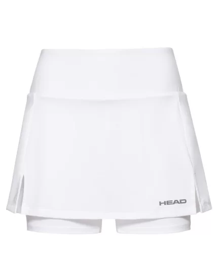 Head Club Basic Skort Girl Biała - dziewczęca spódniczka tenisowa