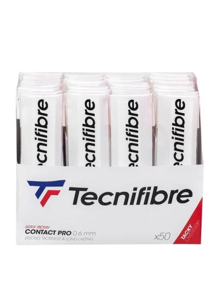 Tecnifibre Contact Pro Białe (50 szt.) - owijki wierzchnie