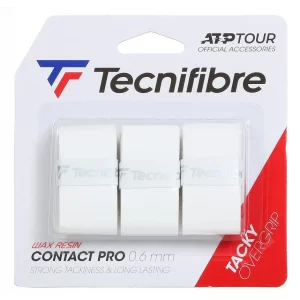 Tecnifibre Contact Pro Białe (3 szt.) - owijki wierzchnie
