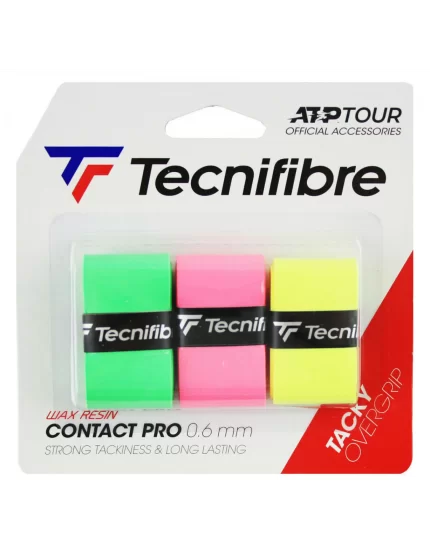 Tecnifibre Contact Pro Color (3 szt.) - owijki wierzchnie