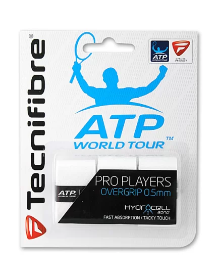 Tecnifibre Pro Players Białe (3 szt.) - owijki tenisowe
