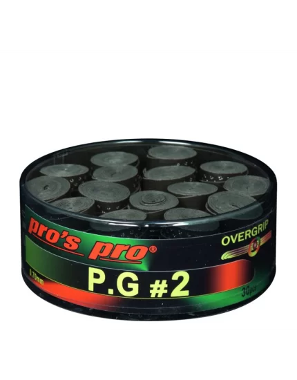 Pro's Pro P.G 2 Czarne (30 szt.) - owijki tenisowe