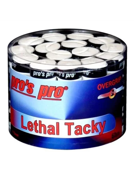Pro's Pro Lethal Tacky Białe (60 szt.) - owijki tenisowe