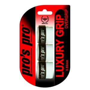 Pro's Pro Luxury Grip Białe (3 szt.) - owijki wierzchnie