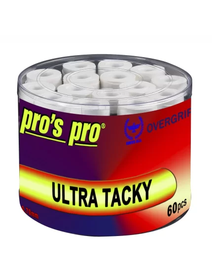 Pro's Pro Ultra Tacky Białe (60 szt.) - owijki