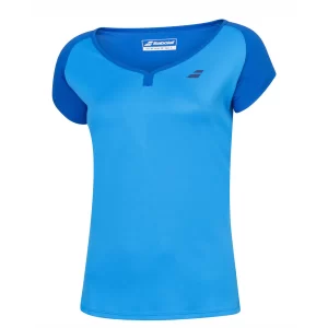 Babolat Play Cap Sleeve Top Blue Aster - koszulka tenisowa damska