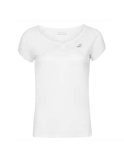 Babolat Play Cap Sleeve Top Women White - koszulka tenisowa damska