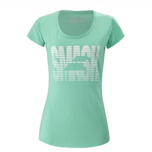 Babolat Exercise Message Tee W Cockatoo Hthr - koszulka tenisowa