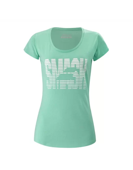 Babolat Exercise Message Tee W Cockatoo Hthr - koszulka tenisowa