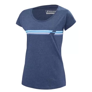 Babolat Exercise Stripes Women Granatowa - koszulka damska