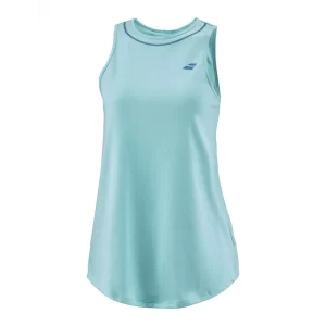 Babolat Exercise Cotton Tank Women Błękitny - koszulka damska