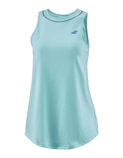Babolat Exercise Cotton Tank Women Błękitny - koszulka damska