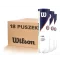 Wilson Roland Garros All Court (4 szt.) - karton (18 puszek)