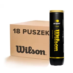 Wilson US Open (4 szt.) - karton piłek tenisowych (18 puszek)