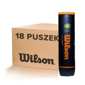 Wilson Roland Garros Clay Court (4 szt.) - karton (18 puszek)
